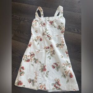 Abercrombie & Fitch White Floral Dress